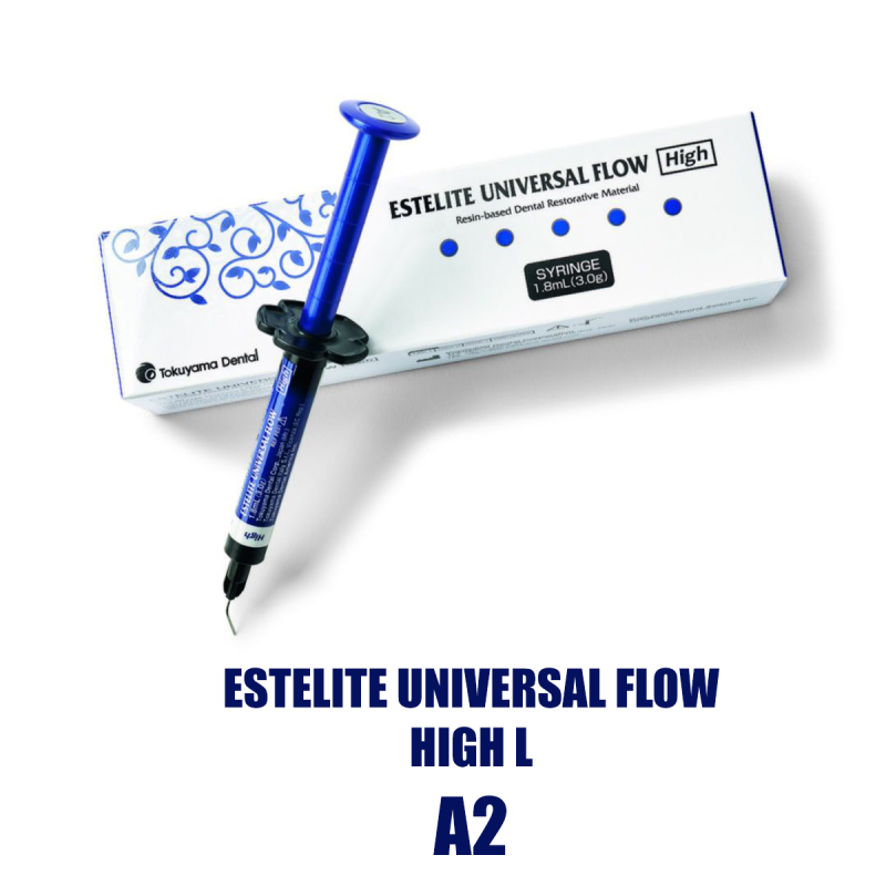 Изображение Estelite Universal Flow High L оттенок A2, высокая текучесть, шприц (3гр.), 13851 1 из 1