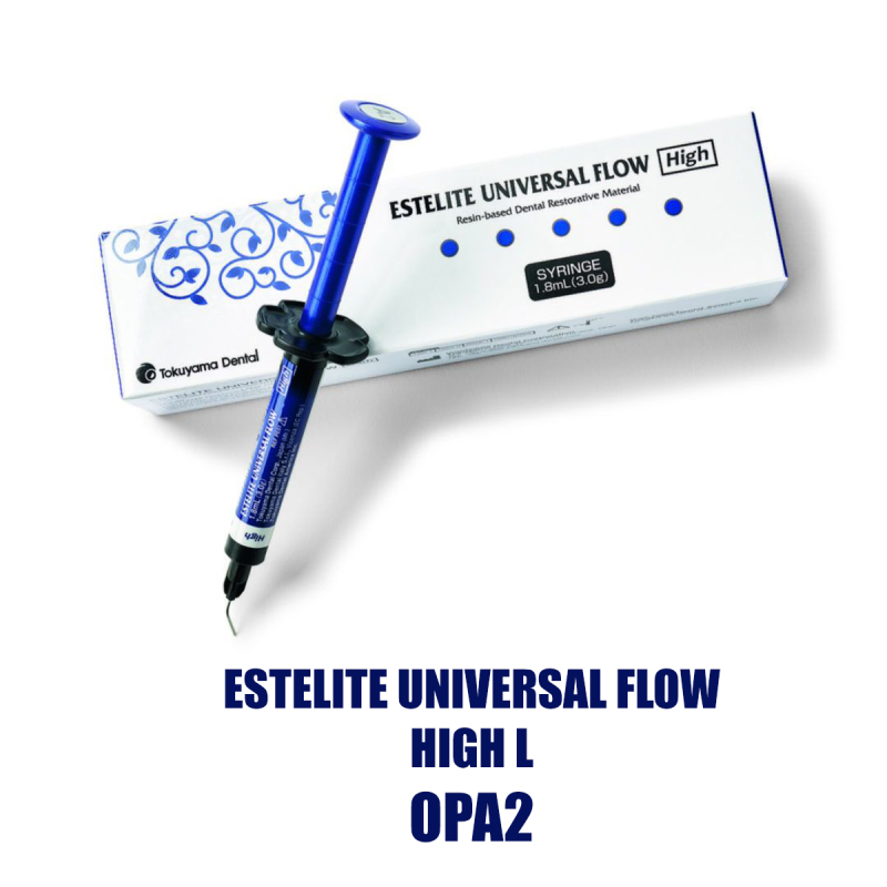 Изображение Estelite Universal Flow High L оттенок OPA2, высокая текучесть, шприц (3 гр.), 13854 1 из 1