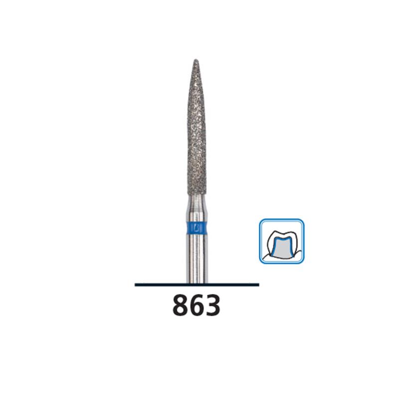 Изображение Бор (абразив) алмазный FG diamond medium 863/016M DFS 531928 1 из 1