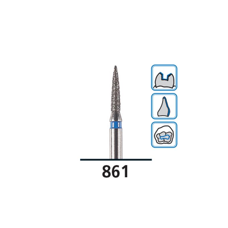 Изображение Бор (абразив) алмазный FG diamond medium 861/012M DFS 534268 1 из 1