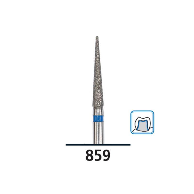 Изображение Бор (абразив) алмазный FG diamond medium short shank 859/016M DFS 535538ku 1 из 1