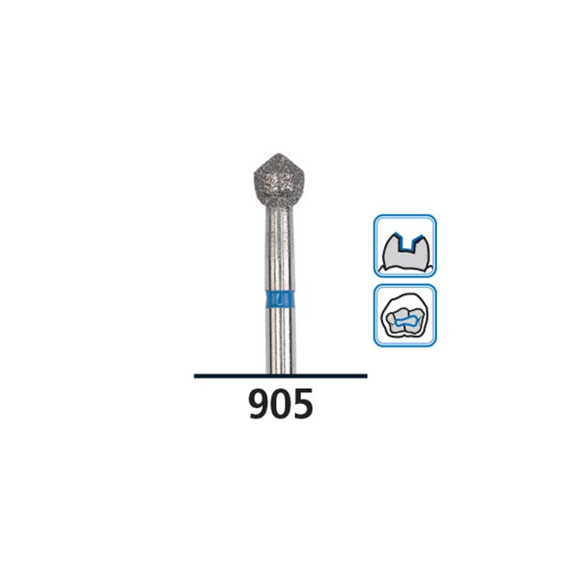 Изображение Бор (абразив) алмазный FG diamond fine short shank 859/016F DFS 534356ku 1 из 1