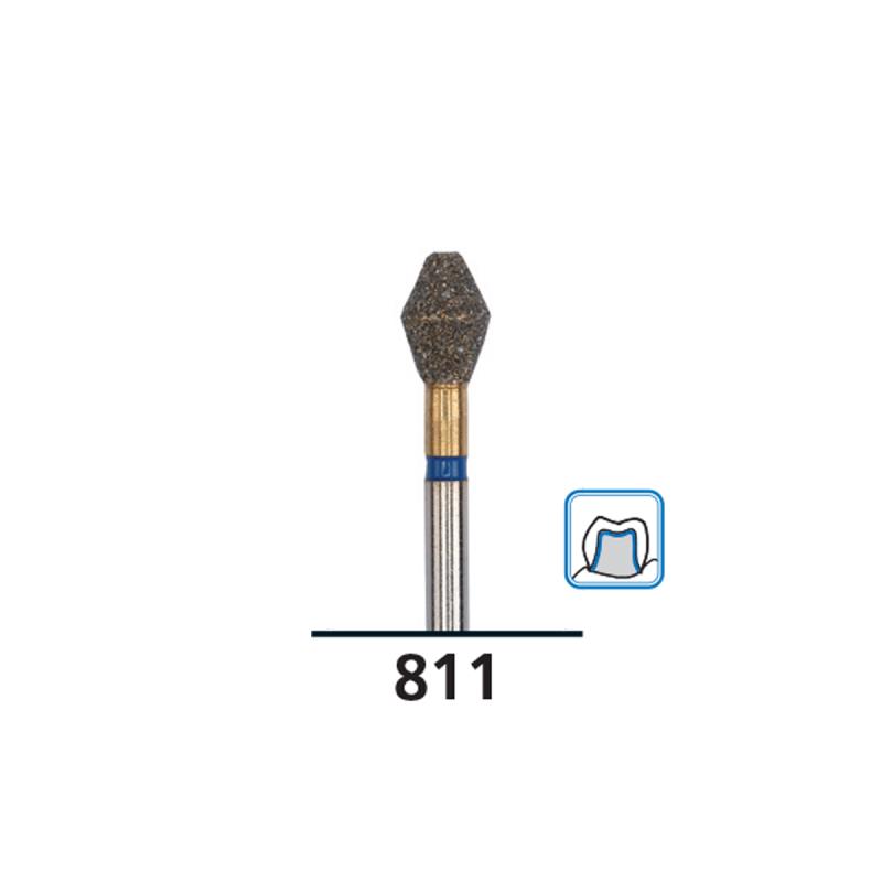 Изображение Бор (абразив) алмазный FG diamond Piranha medium 811/033M DFS 539308S 1 из 1