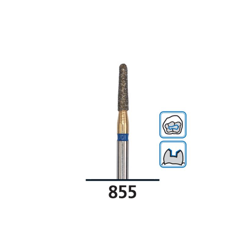 Изображение Бор (абразив) алмазный FG diamond Piranha superfine 855/014S DFS 539244S 1 из 1
