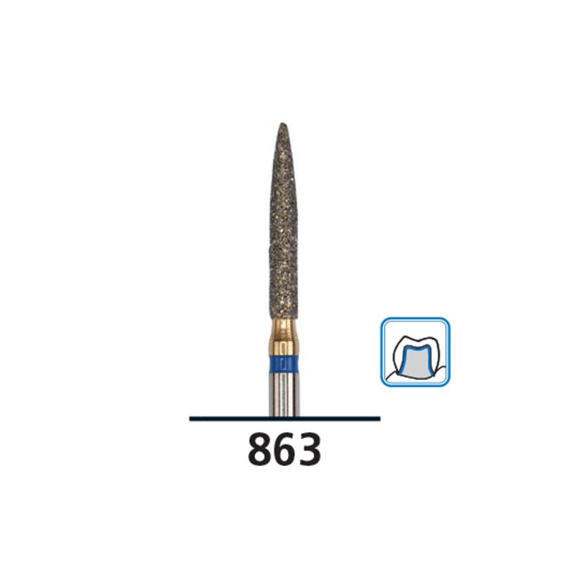 Изображение Бор (абразив) алмазный FG diamond Piranha superfine863/012S DFS 539264S 1 из 1