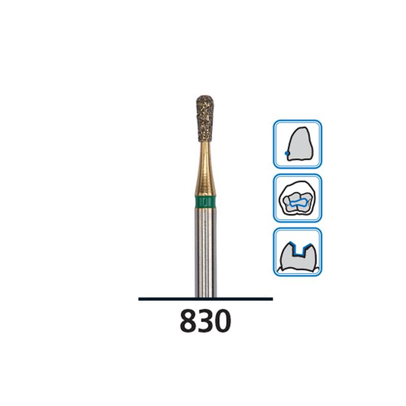 Изображение Бор (абразив) алмазный FG diamond Piranha coarse 830/012C DFS 539205S 1 из 1