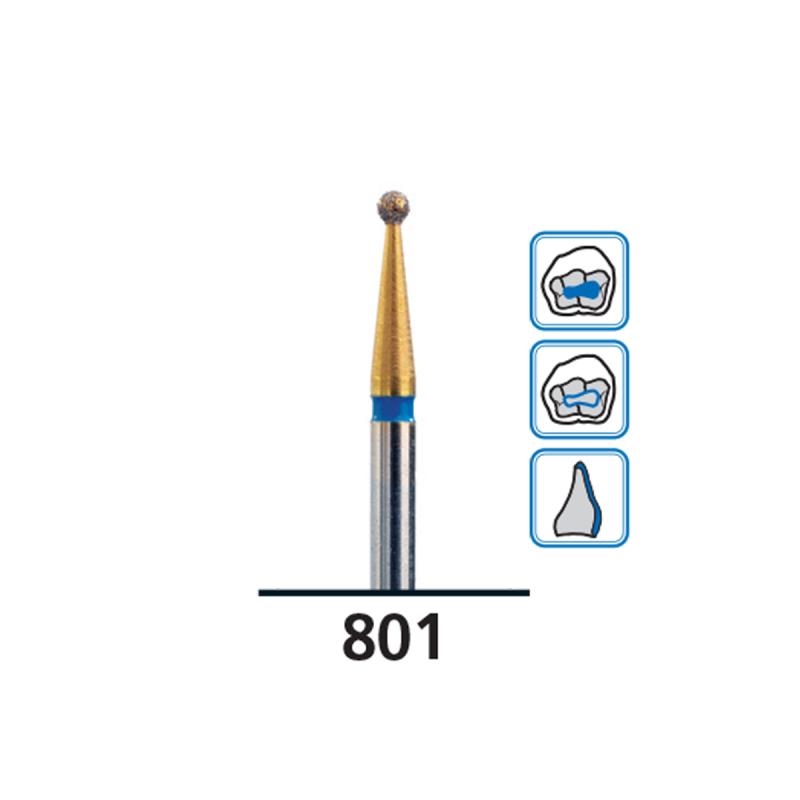 Изображение Бор (абразив) алмазный FG diamond Piranha medium 801/008M DFS 539008S 1 из 1