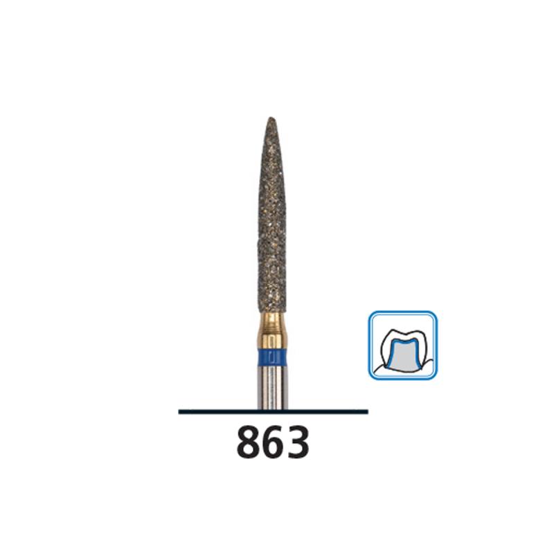 Изображение Бор (абразив) алмазный FG diamond Piranha coarse 863/014C DFS 539275 1 из 1