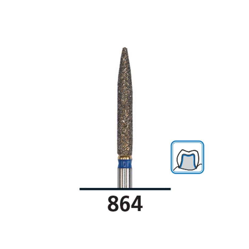 Изображение Бор (абразив) алмазный FG diamond Piranha medium 864/016M DFS 539298 1 из 1
