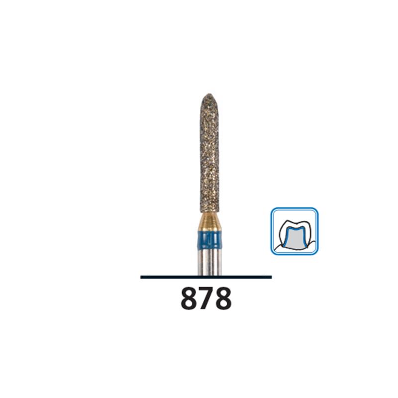 Изображение Бор (абразив) алмазный FG diamond Piranha medium 878/010M DFS 539518 1 из 1