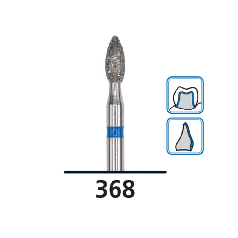 Изображение Бор (абразив) алмазный FG diamond medium short shank 368/016M DFS 535268ku 1 из 1