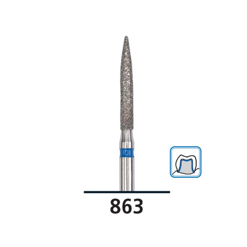 Изображение Бор (абразив) алмазный FG diamond medium 863/010M DFS 531968 1 из 1