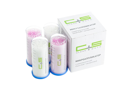 Изображение Микроаппликаторы Clean+Safe Super fine одноразовые 100 шт.