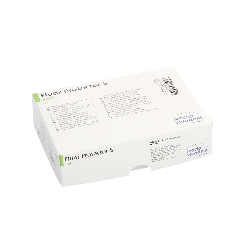 Изображение Набор Fluor Protector S Refill, защитный лак с фтором, 7гр 1 из 4