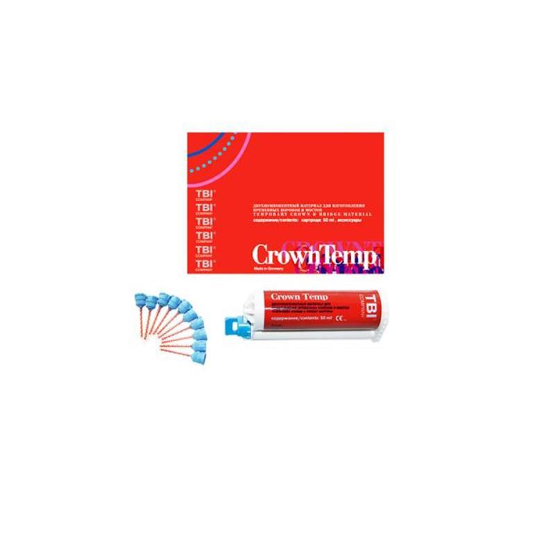 Изображение КроунТемп / CrownTemp картридж АутоМикс A1 50мл (76 гр) двухкомпонентный д/изготовления временных коронок и мостов TBI-316-11 (старый арт. TBI-316-10)