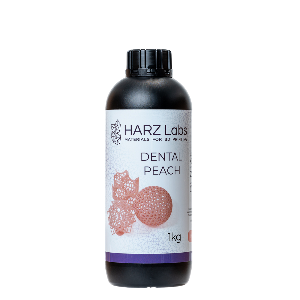 Изображение Фотополимер HARZ Labs Дентал Пич / Dental Peach (LCD/DLP) 1000гр 1 из 3