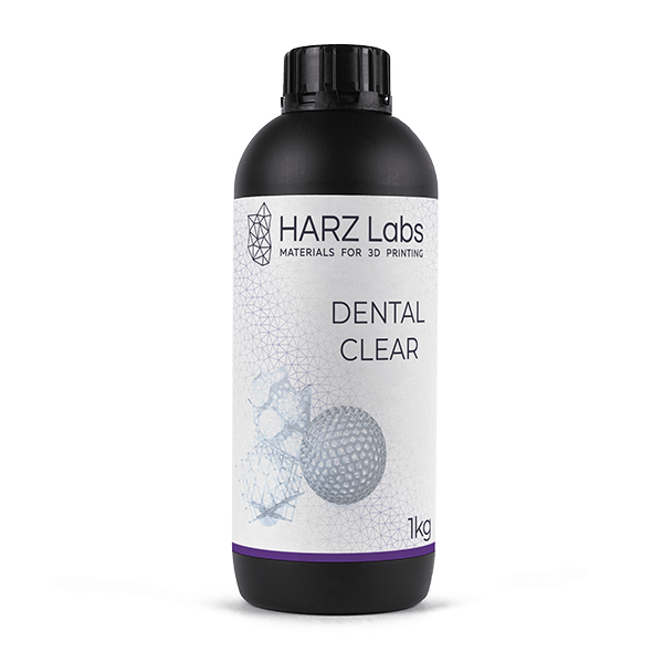 Изображение Фотополимер HARZ Labs Дентал Клер / Dental Clear (LCD/DLP) 1000гр 1 из 1