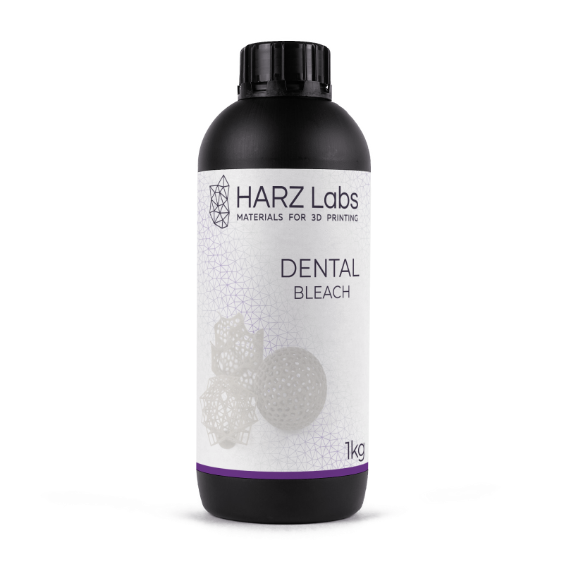 Изображение Фотополимер HARZ Labs Дентал Блич / Dental Bleach (LCD/DLP) 1000гр 1 из 1