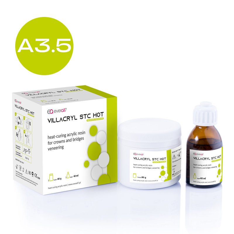 Изображение Villacryl Stc hot цвет A3,5, материал полимерный, 80гр + 40мл