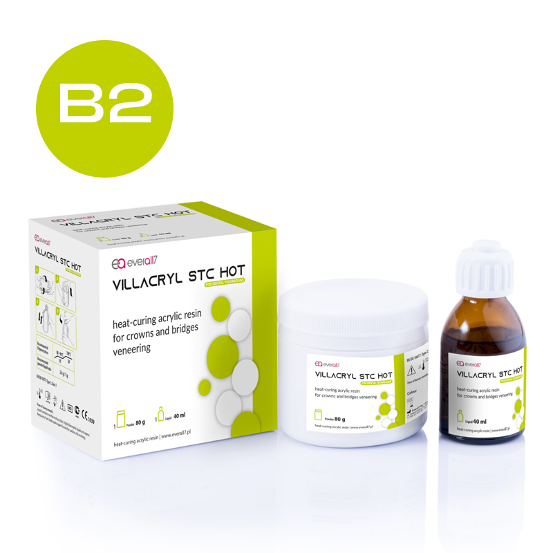 Изображение Villacryl Stc hot цвет B2, материал полимерный, 80гр + 40мл