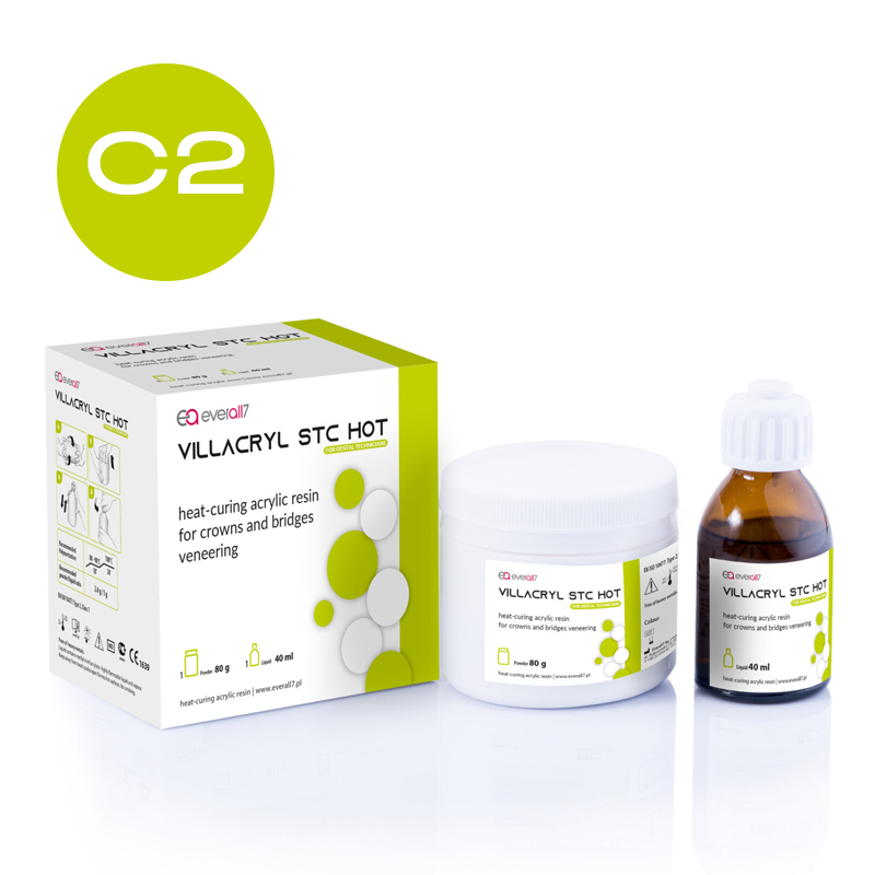 Изображение Villacryl Stc hot цвет C2, материал полимерный, 80гр + 40мл