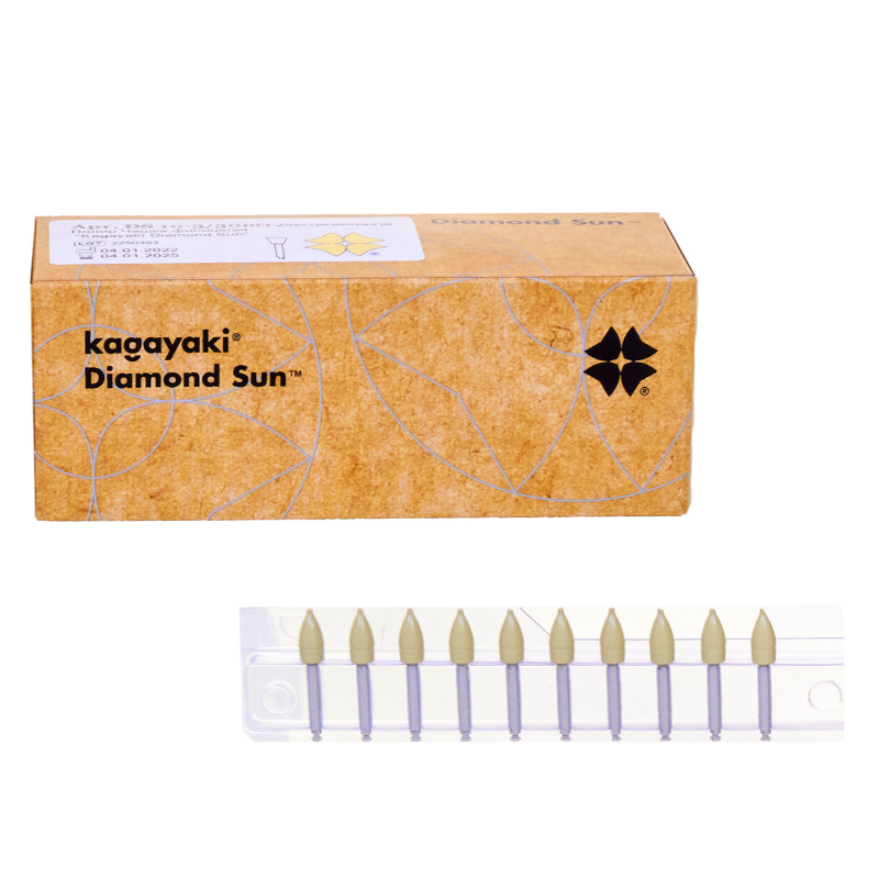 Изображение Полир Пуля финишная Kagayaki Diamond Sun (желтый) 30 шт DS 10-1 1 из 1