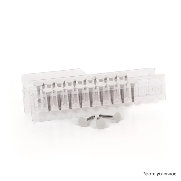 Изображение Полир Диск  Kagayaki Ensmart Pin 125 (белый) металл 30 шт ENPS125-2 1 из 1