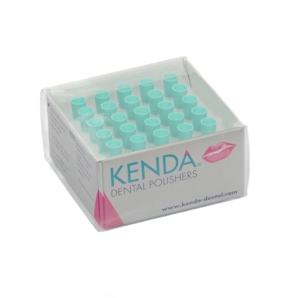 Изображение Полиры KENDA, средняя чаша, зеленые, 905.М.025 RA, 25шт 2 из 2