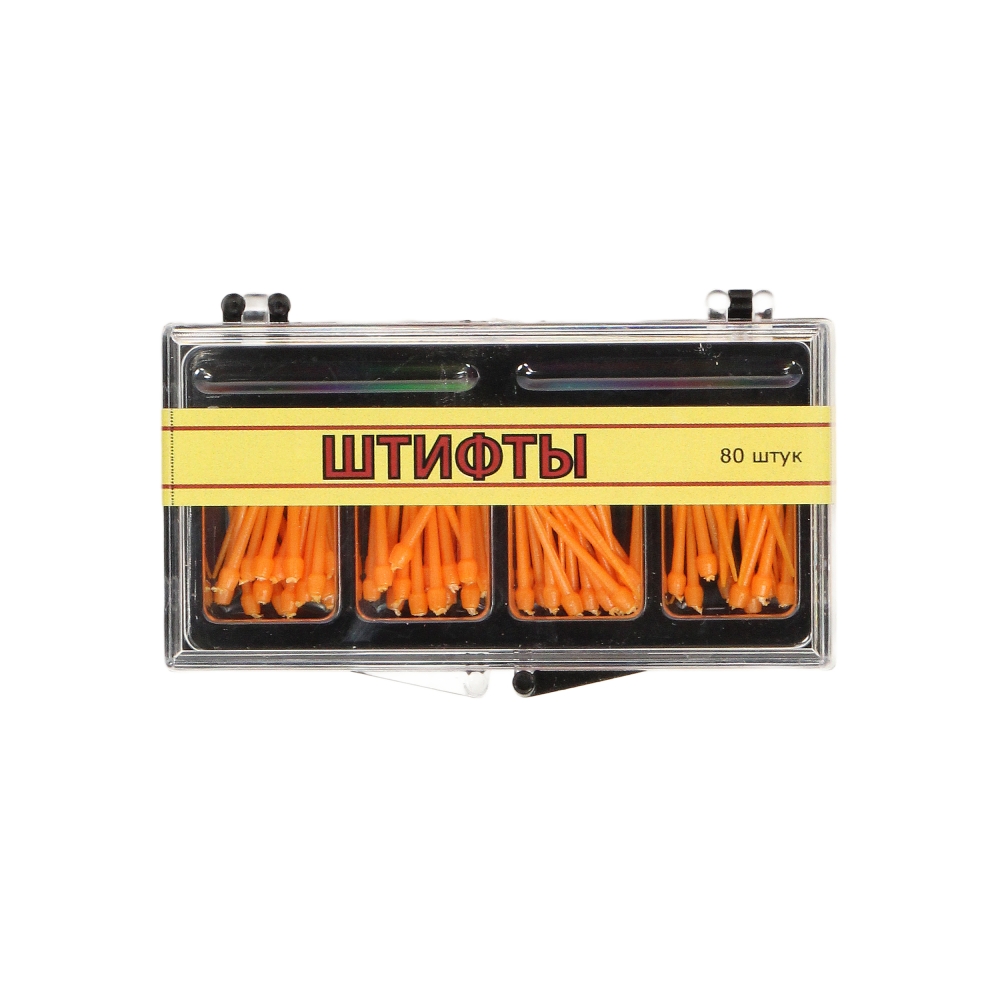 Изображение Штифты беззольные MULTI SHTIFT оранжевые 1,5мм, 80шт Рудент