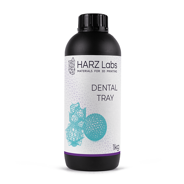 Изображение Фотополимер HARZ Labs Дентал Трей / Dental Tray (LCD/DLP)1000гр 1 из 1