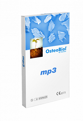 Изображение ОстеоБиол/OsteoBiol MP3 в шприце с коллагеном 1.0 см3, гранулы 0.6-1.0 мм (свиной) 1 из 1