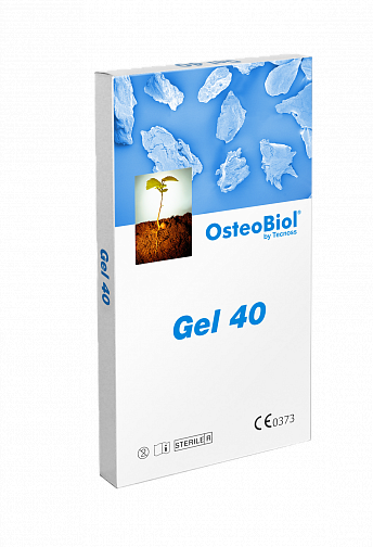 Изображение ОстеоБиол/OsteoBiol Gel в шприце с коллагеном 0.5 см3, гранулы<0.3 мм 1 из 2