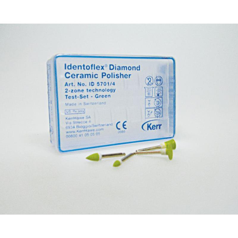 Изображение Полиры д/керамики алмазные / Identoflex Diamond Ceramic Polishers тест сет 4шт ID5701/4 1 из 1