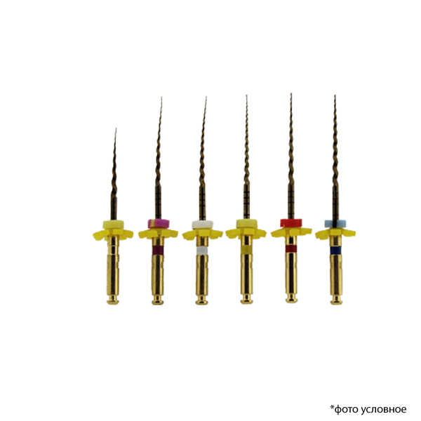 Изображение Файл Соко Суперфайл/SCF-NiTi Rotary Super Files ассорти Sx L19мм S1,S2,F1,F2,F3 L25мм 6шт 3 из 4