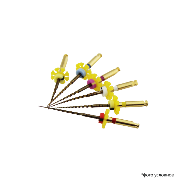 Изображение Файл Соко Суперфайл/SCF-NiTi Rotary Super Files ассорти Sx L19мм S1,S2,F1,F2,F3 L25мм 6шт 4 из 4