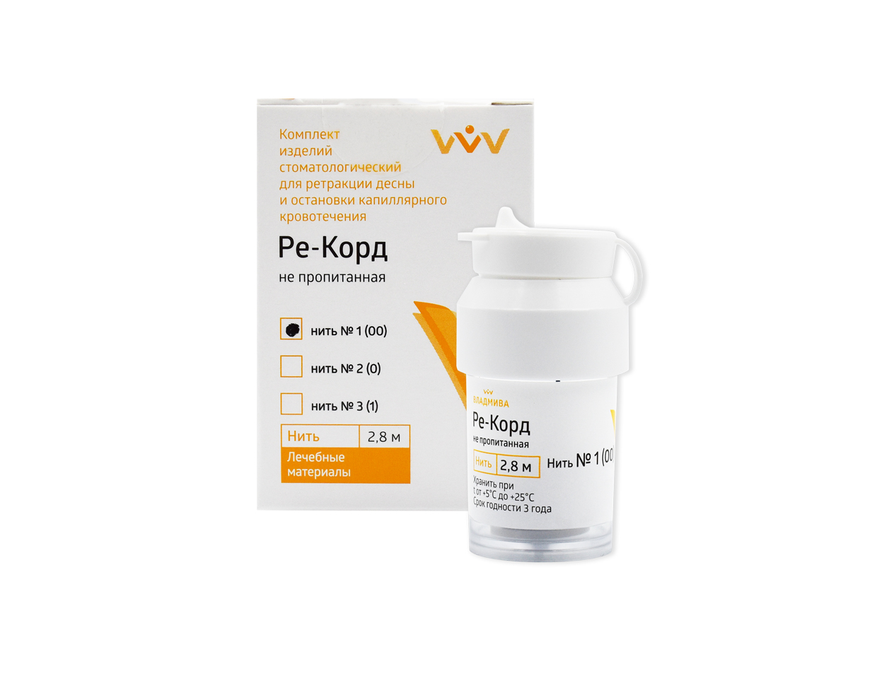 Изображение Ре-Корд Нить №1 (00), не пропитанная, 2,8м 1 из 1