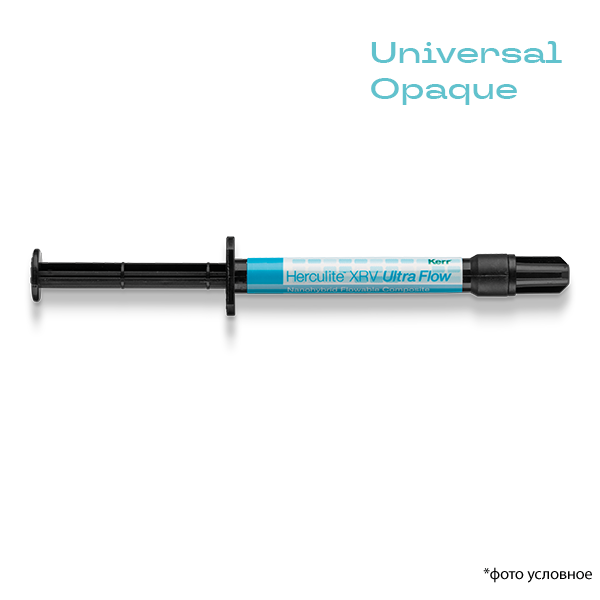 Изображение Herculite XRV Ultra Flow шприц Universal Opaque 2г 2шт 35418 2 из 2