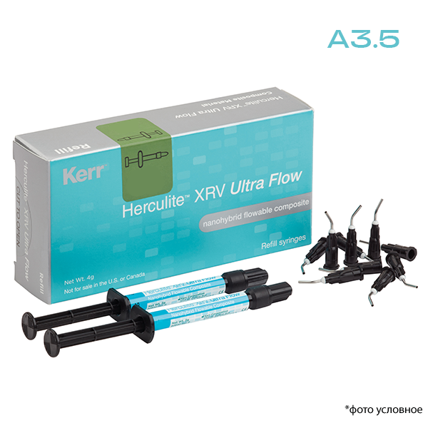 Изображение Herculite XRV Ultra Flow A3,5 2г 2шт 35410 1 из 2