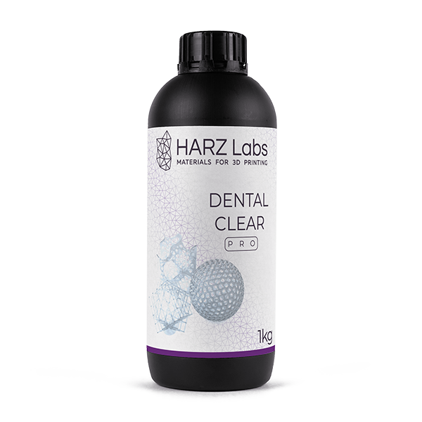 Изображение Фотополимер HARZ Labs  Дентал Клер Про / Dental Clear Pro (LCD/DLP) 1000гр 1 из 1