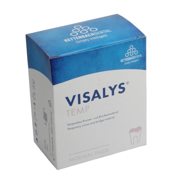 Изображение Visalys Temp, цвет A1, для временных коронок и мостов, картридж, 50мл и 15насадок 4 из 4