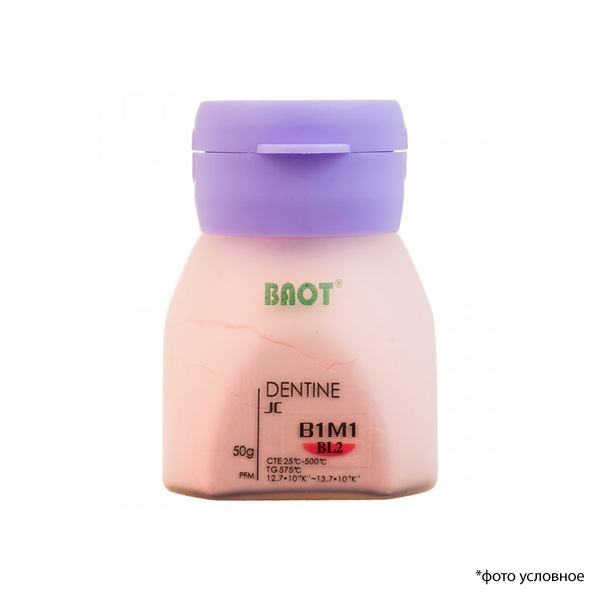 Изображение Металлокерамика дентин JC блич / Dentin Bleach JC B1M1 BL2 50 гр BAOT ДБ50087 1 из 1