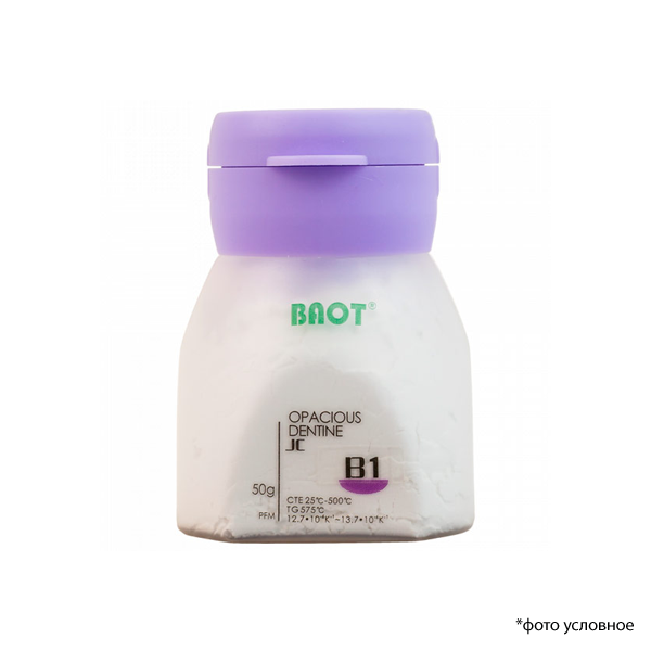 Изображение Металлокерамика опак дентин JC / Opaque Dentin JC B1 50 гр BAOT ОД50109 1 из 1