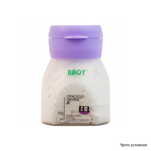 Изображение Металлокерамика опак дентин JC / Opaque Dentin JC B3 50 гр BAOT ОД50111 1 из 1