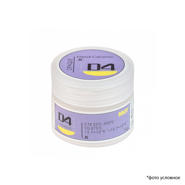 Изображение Металлокерамик опак пастообразный JC / Opaque Paste JC D4 5 гр BAOT ОПАС517 1 из 1