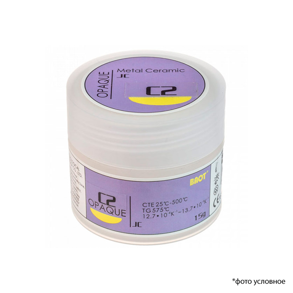 Изображение Металлокерамика опак порошковый JC / Opaque JC Powder C2 15 гр BAOT ОПОР1513 1 из 1