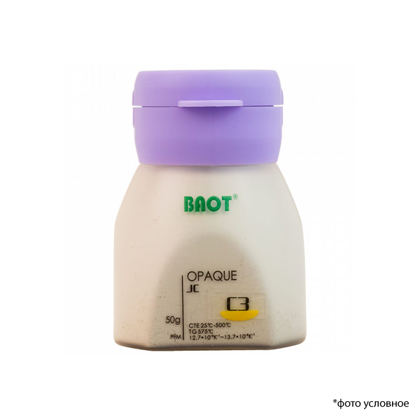 Изображение Металлокерамика опак порошковый JC / Opaque JC Powder C3 50 гр BAOT ОПОР5012 1 из 1