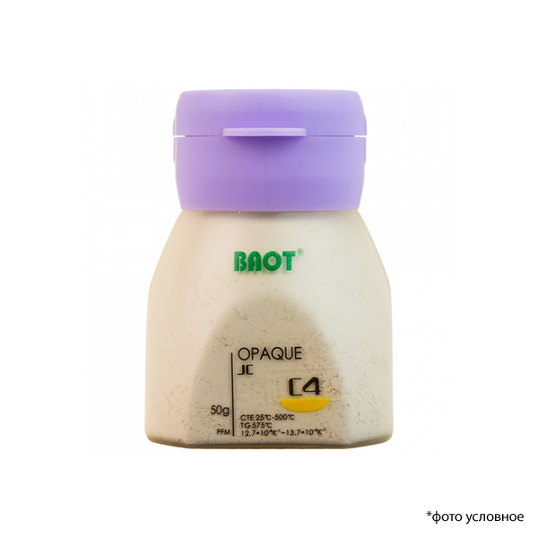 Изображение Металлокерамика опак порошковый JC / Opaque JC Powder C4 50 гр BAOT ОПОР5013 1 из 1