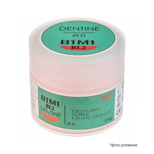 Изображение Циркониевая керамика дентин блич  / Dentine ZCG B1M1 BL 2  1 из 1