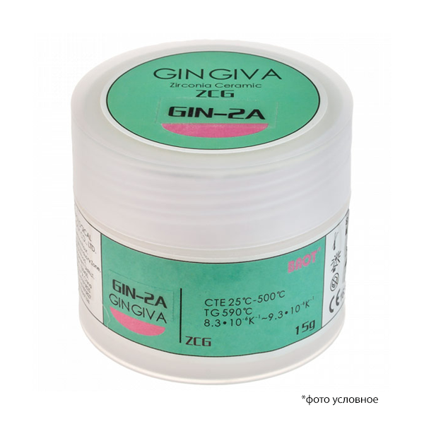 Изображение Циркониевая керамика десневая масса / Gingiva ZCG  Gin 2A  1 из 1