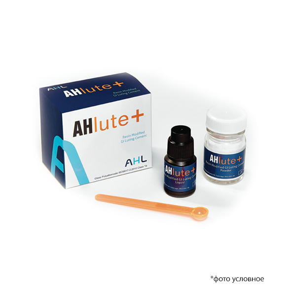 Изображение АшЛют Плюс / AHlute+ цемент стеклоиономерный порошок 15 гр + жидкость 7 мл 1 из 1